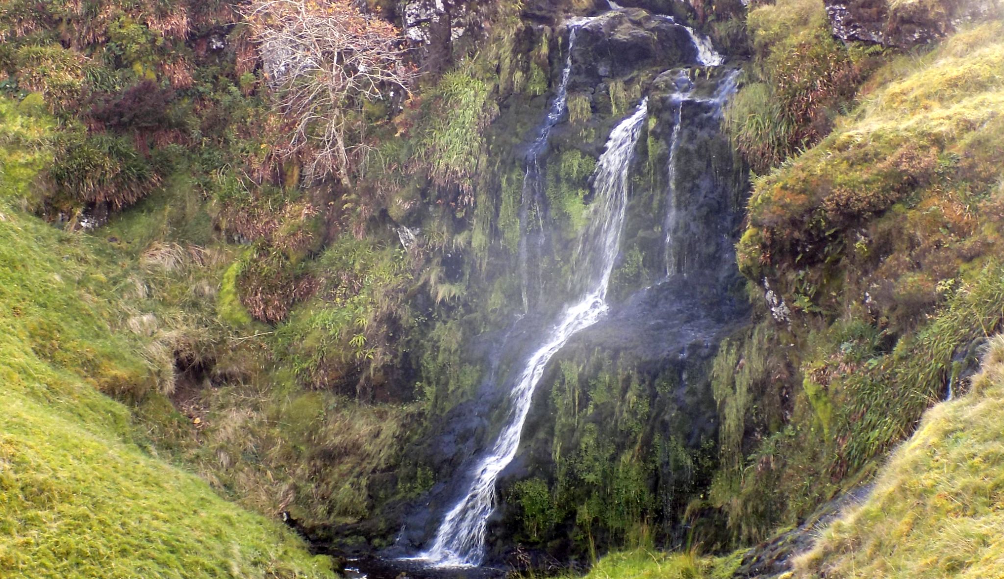 Waterfall in the Hole of Kailrine in the Campsie Fells