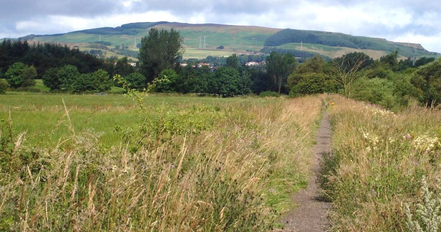 Kilpatrick Hills from the Allander River Walkway