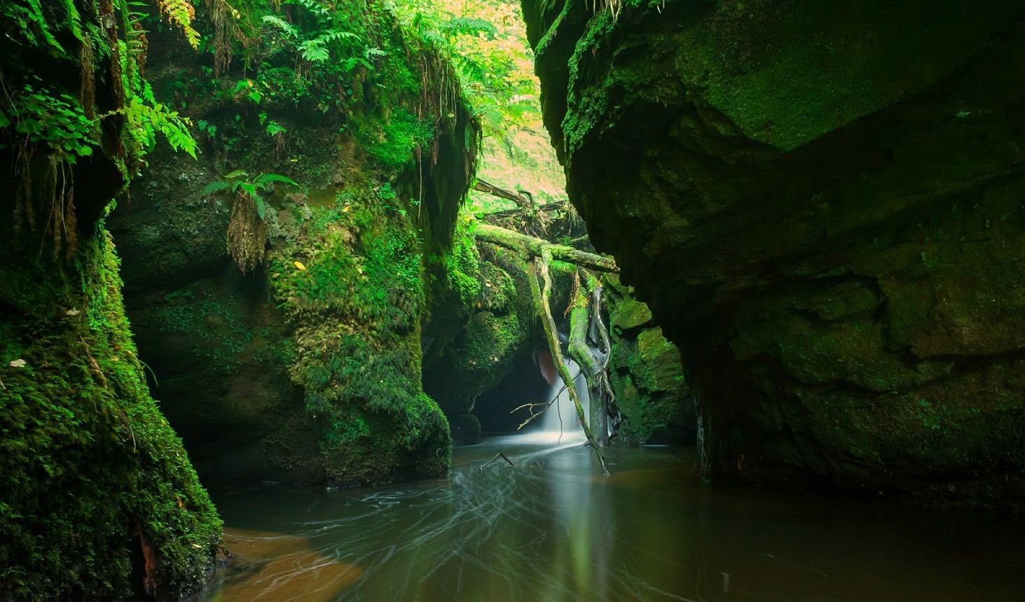 The gorge of Boquhan Burn