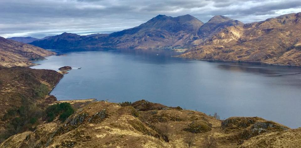 Loch Hourn from Ladhar Bheinn