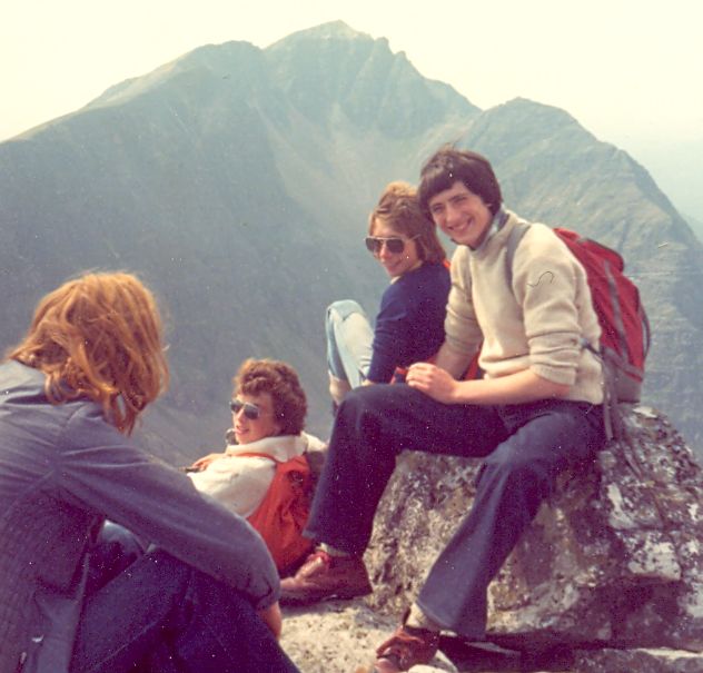 On Traverse of Liathach summit ridge