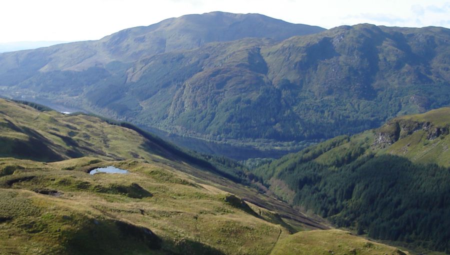 Ben Ledi above Loch Lubnaig from Beinn Each