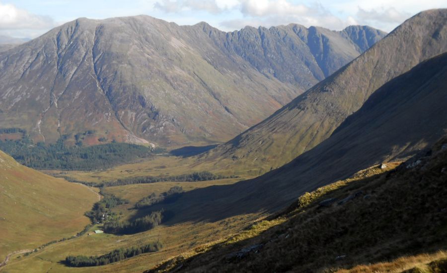 Aenoch Eagach Ridge from Creag Bhann