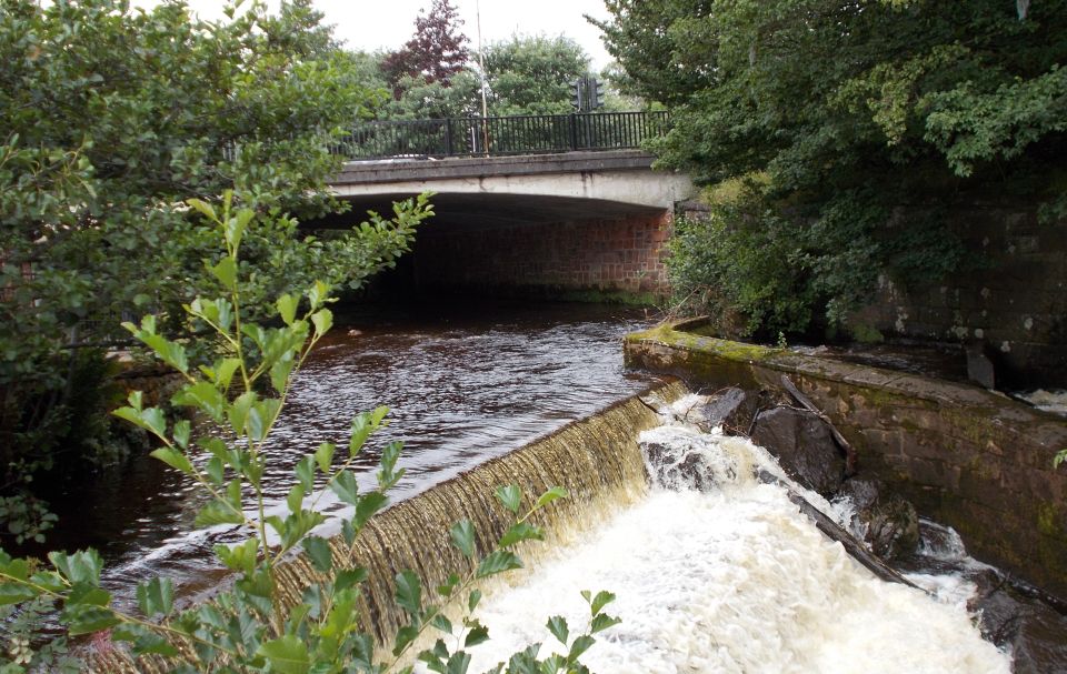 Allander River in Milngavie Town Centre