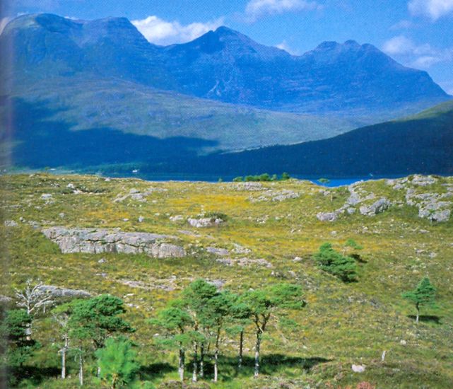 Beinn Alligin in the Torridon Region of the NW Highlands of Scotland