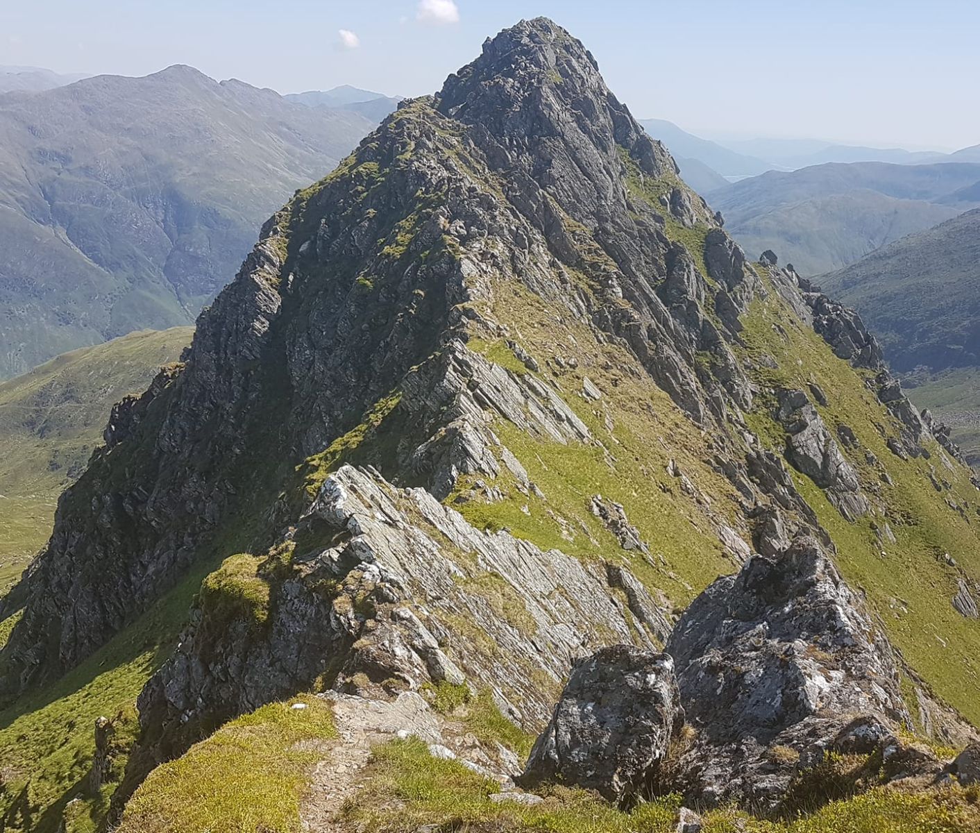 Forcan Ridge on The Saddle