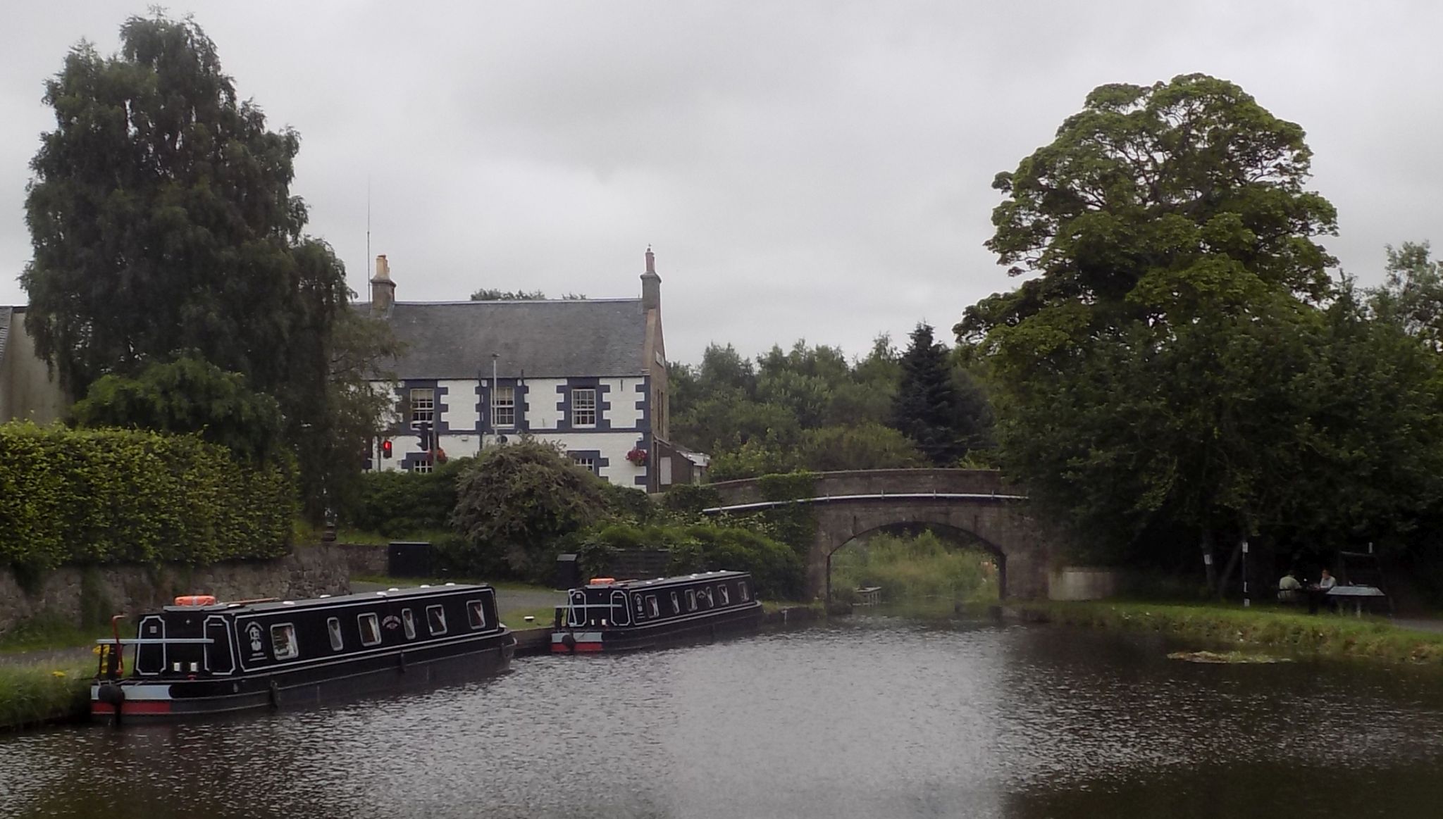 Bridge Inn on Union Canal at Ratho