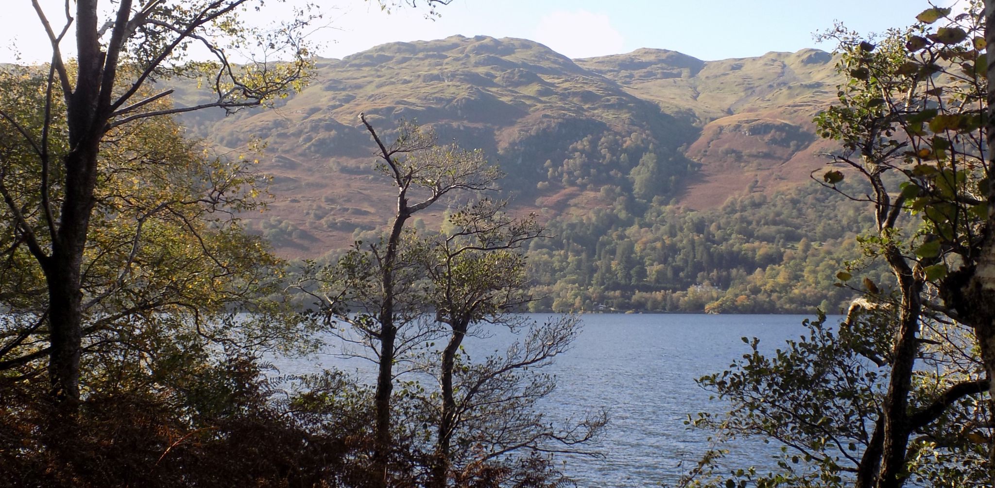 Beinn Bhreac across Loch Lomond from the West Highland Way