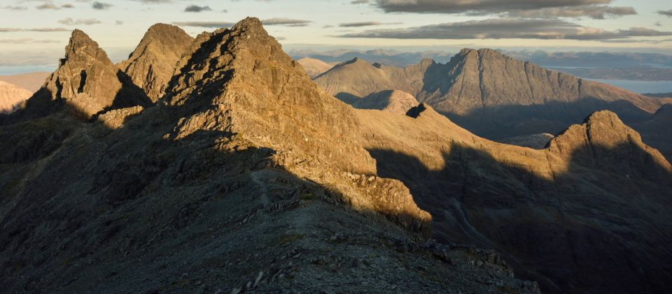 Bruach na Frith and Am Bhasteir from Sgurr nan Gillean on the Skye Ridge