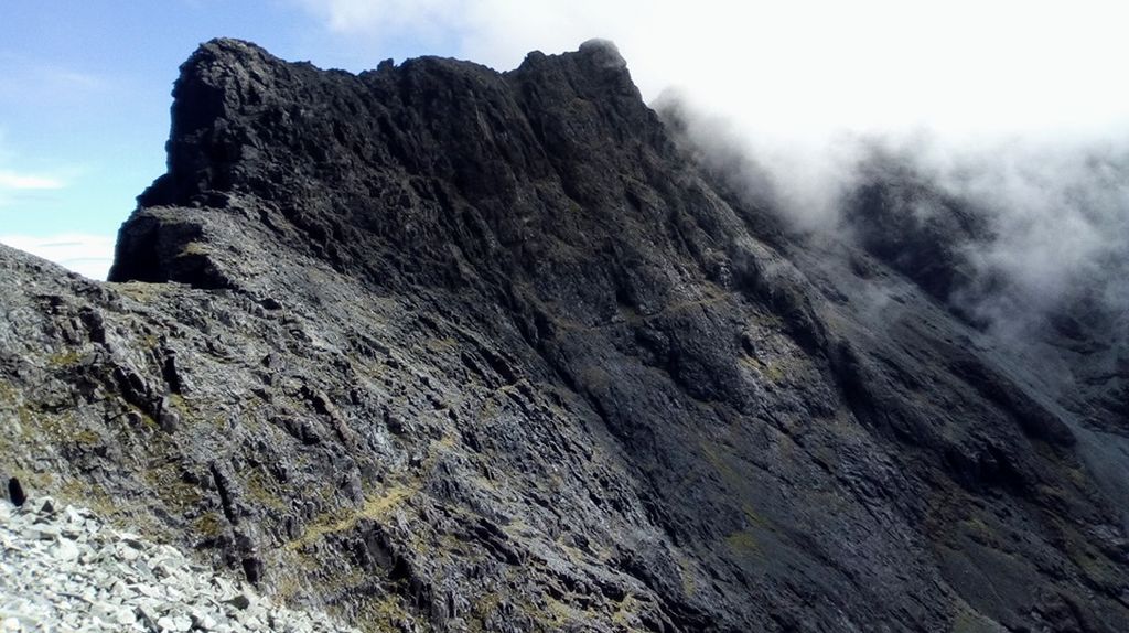 Sgurr Mhic Choinnich on the Skye Ridge in the Western Isles of Scotland