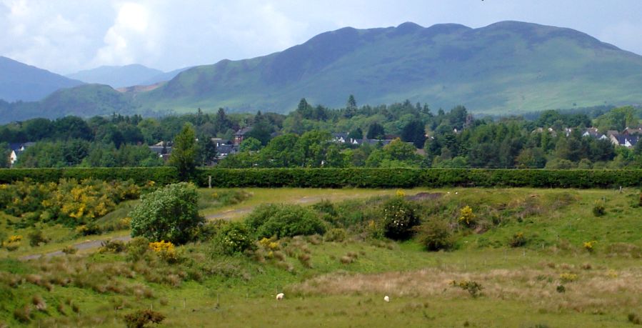 The West Highland Way - Conic Hill on approach to Drymen