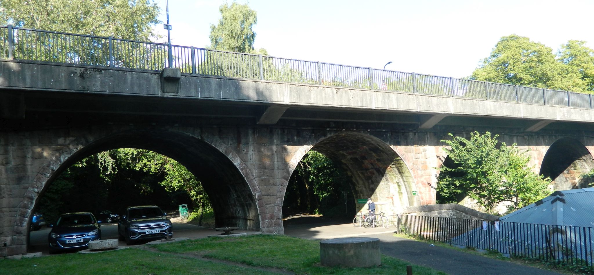 Viaduct over Water of Leith walkway