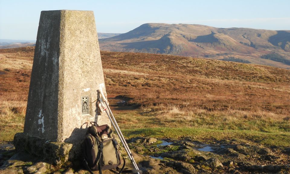 Campsie Fells from trig point on Auchineden Hill