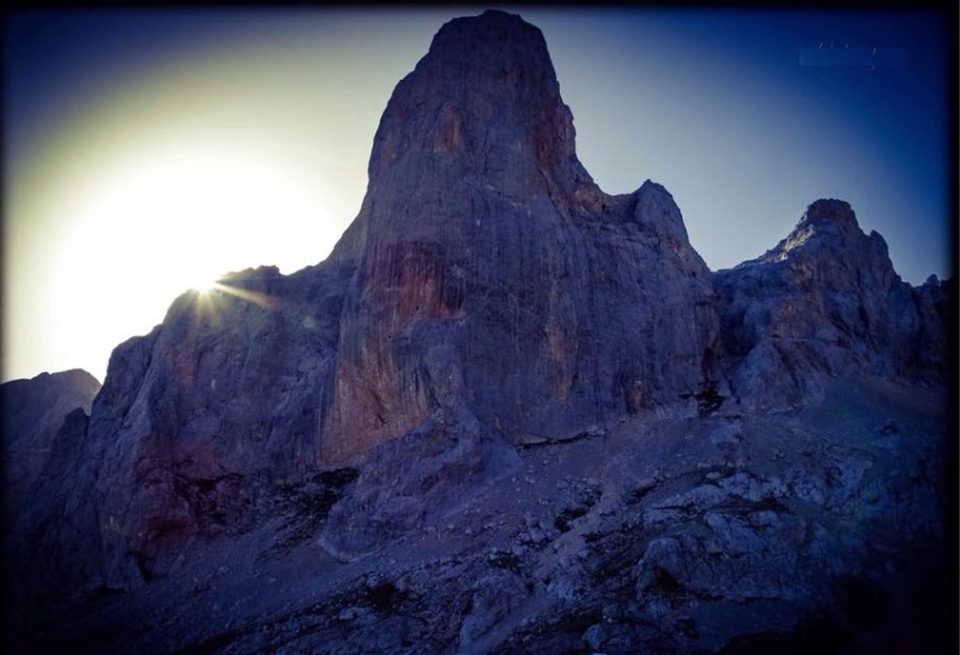 Naranjo de Bulnes ( Picu Urriellu ) in the Picos de Europa in Northern Spain