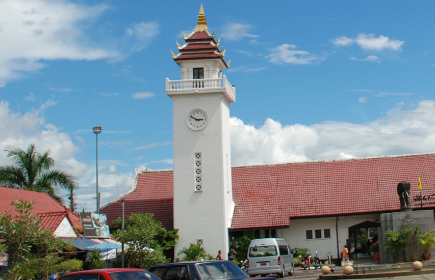 Railway Station in Chiang Mai in northern Thailand