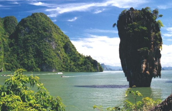 James Bond Island in Phang Nga Bay in Southern Thailand