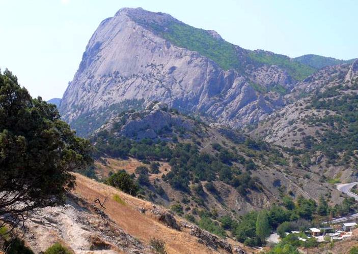 Mountain in Crimea , Ukraine