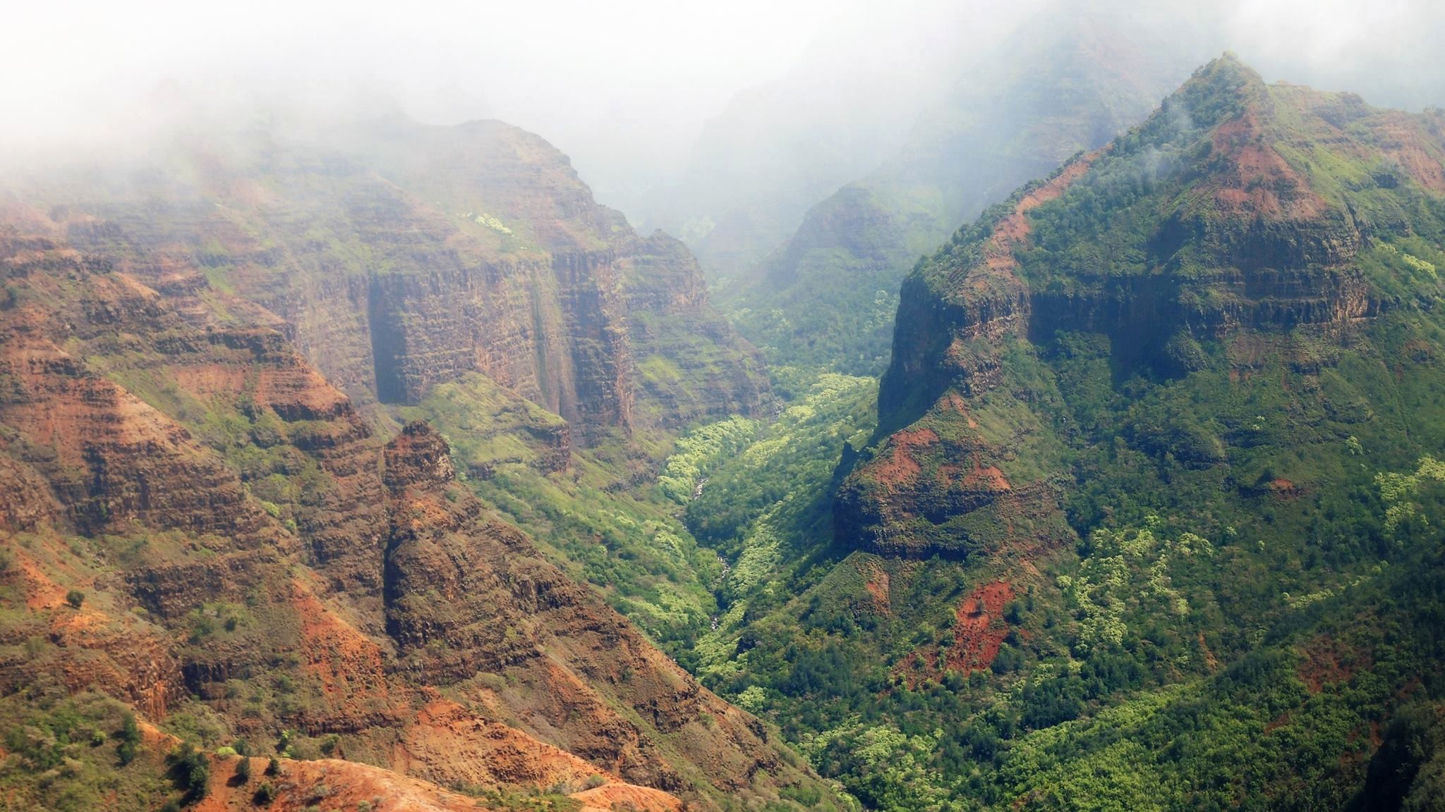 Cliffs on Hawaii