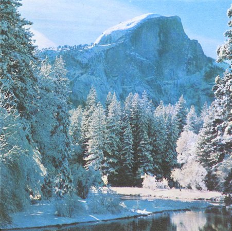 Half Dome in Yosemite Valley National Park in California