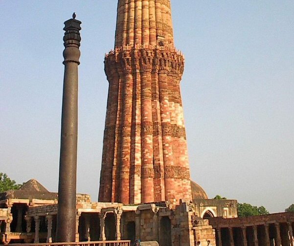 Qutub Minar in Delhi - the highest brick minaret in the world