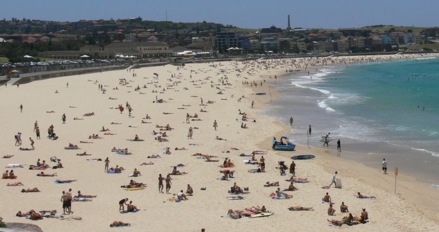 Bondi Beach in New South Wales, Australia