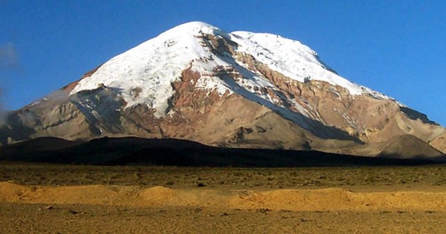 Chimborazo - 6310 metres - highest mountain in Ecuador