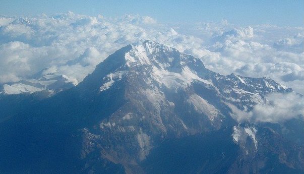 Aconcagua aerial view