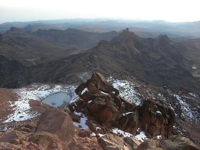 On Mount Kenya in East Africa